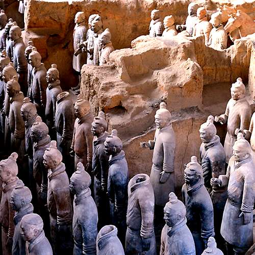 Terracottaleger Xi'an China